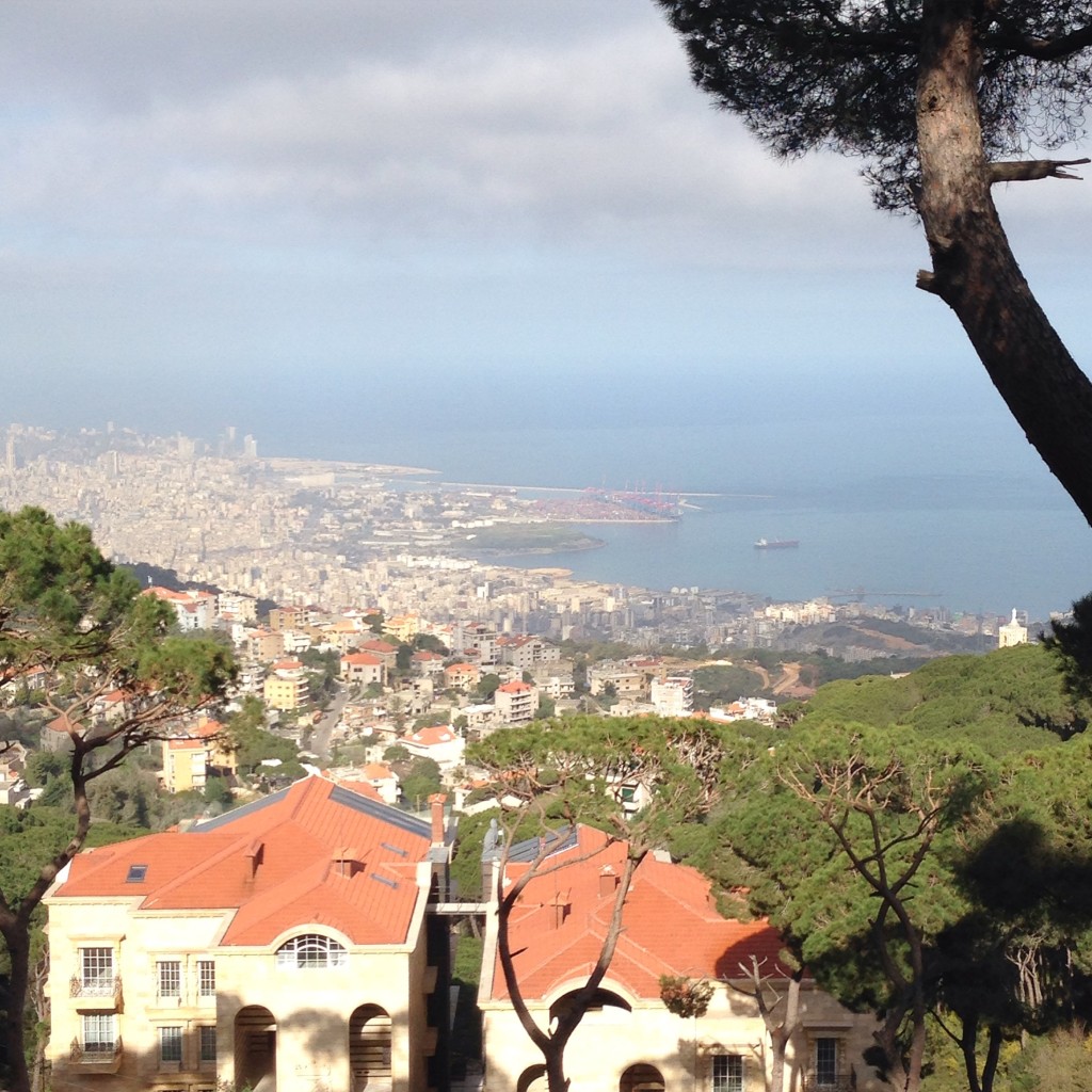 View of Beirut from Broummana, Mount Lebanon