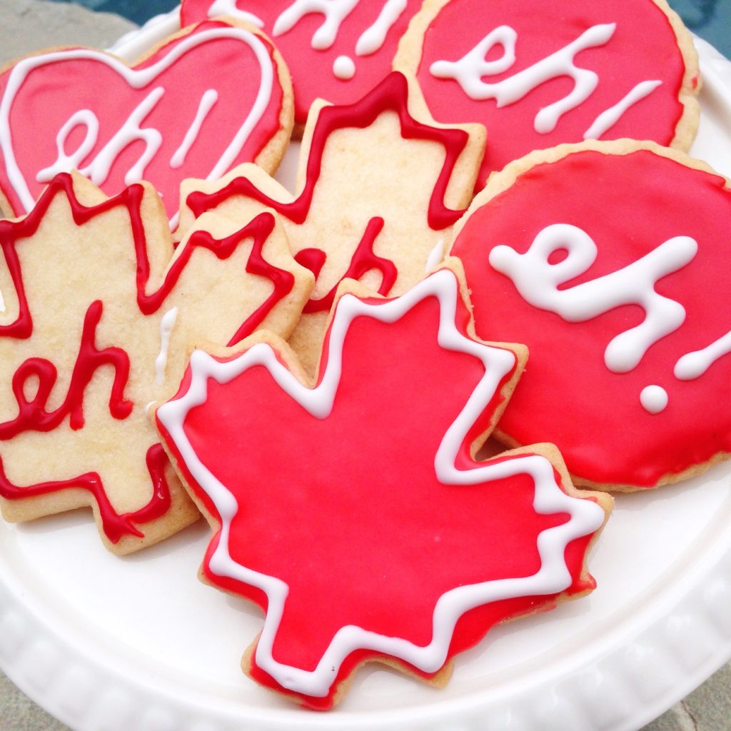 Canada Day Cookies