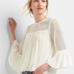 Lace Bell Sleeve Top at Gap.com