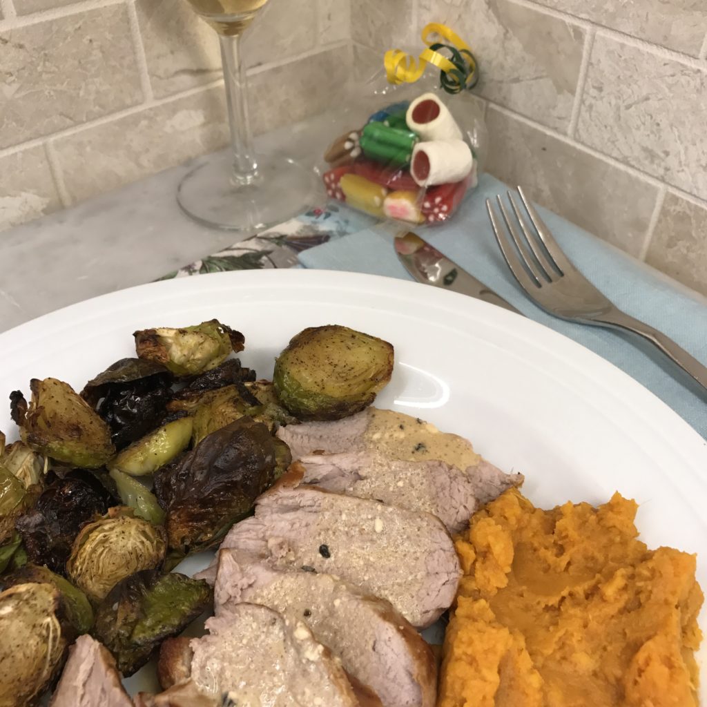 Roasted Pork and Peppercorn Sauce by HelloFresh