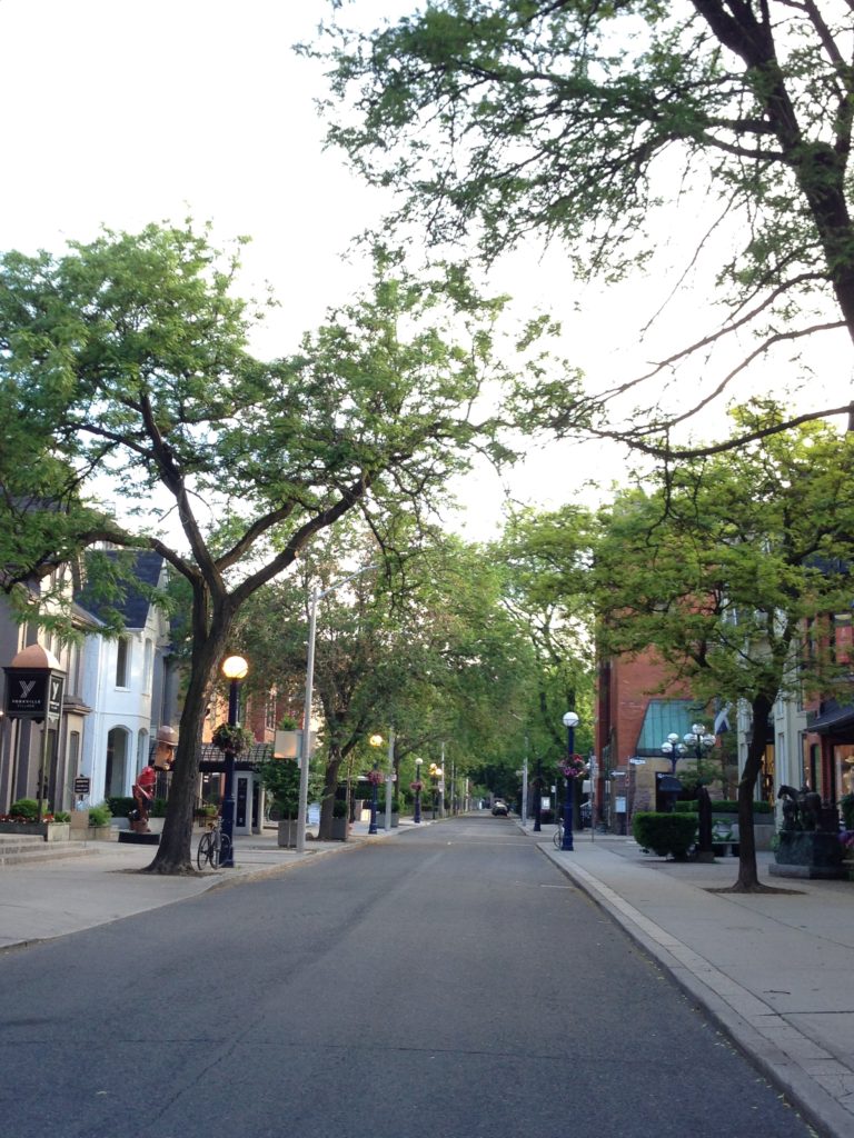 Yorkville on a quiet Sunday morning