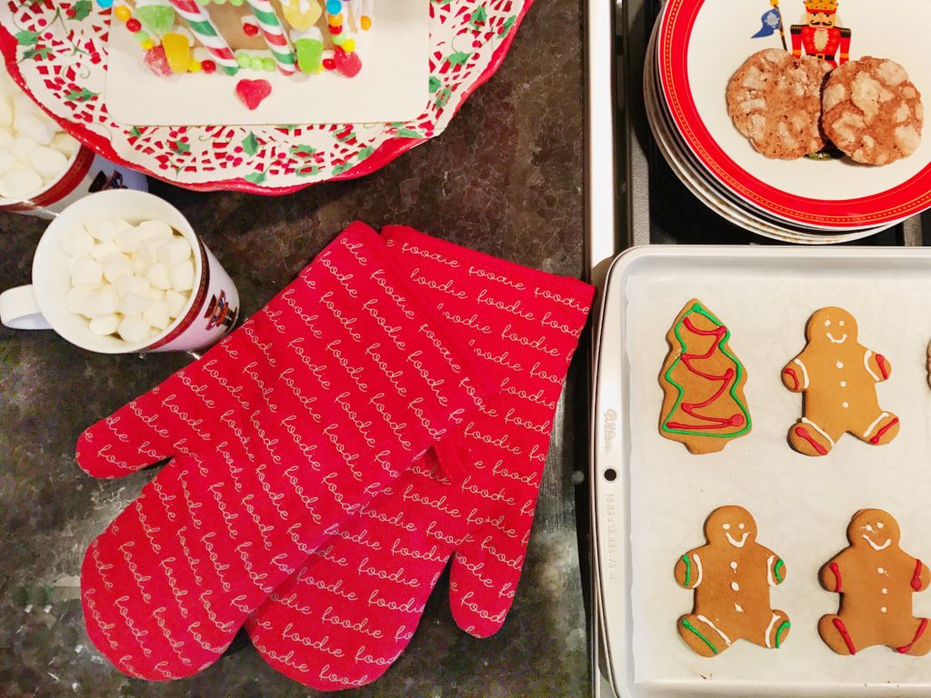 Foodie Oven Mitts (Cotton With Printed Silicone)