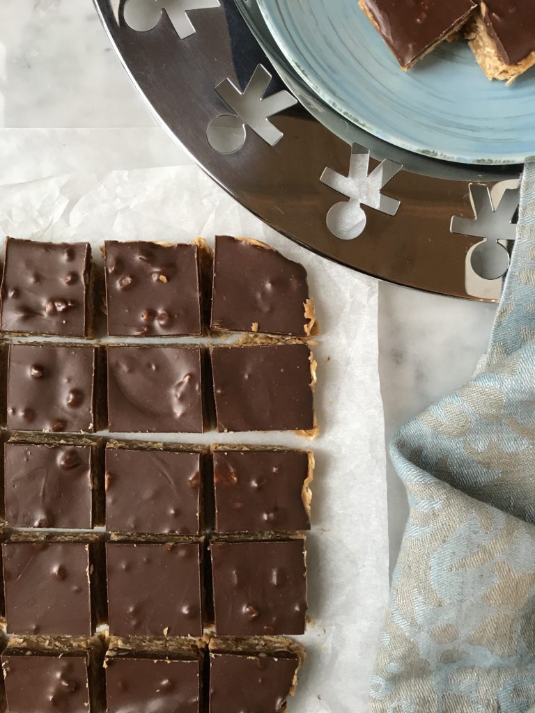 Peanut Butter Oatmeal Freezer Fudge