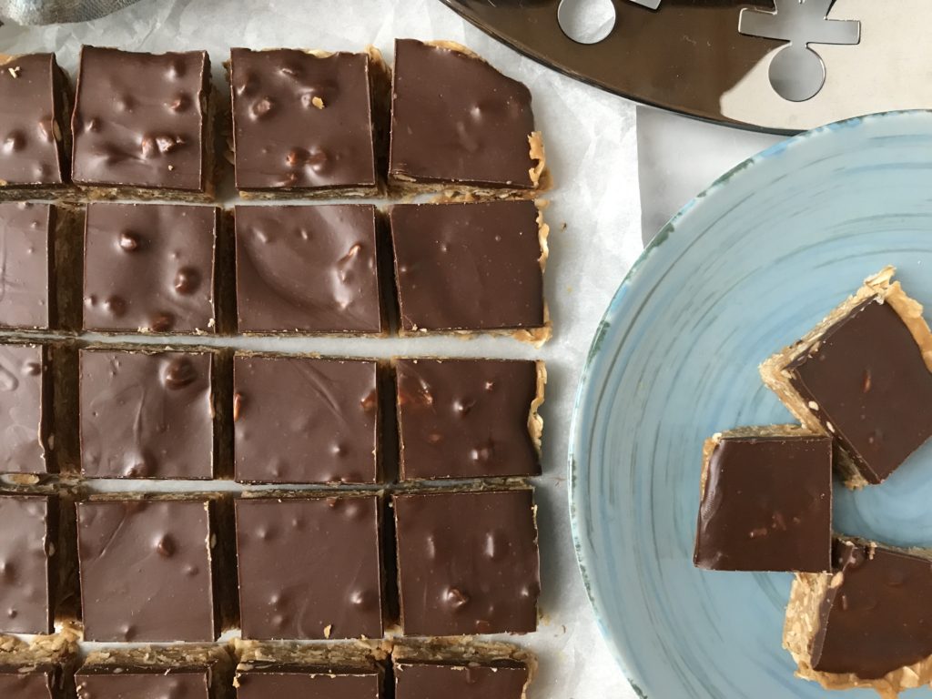 Peanut Butter Oatmeal Freezer Fudge