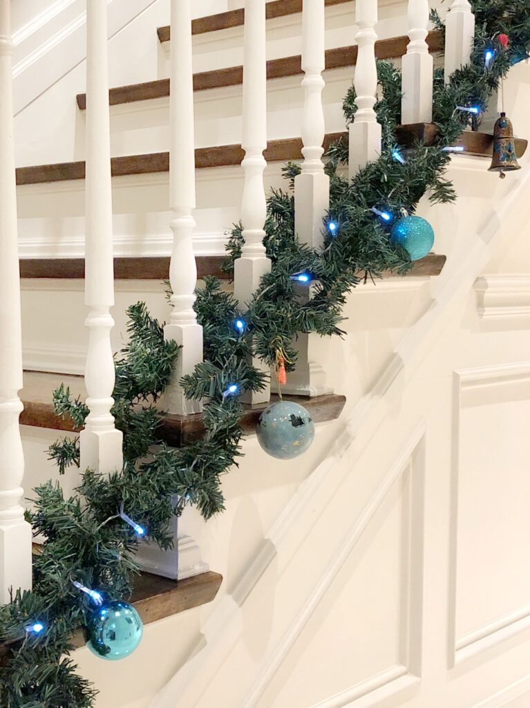 Christmas banister