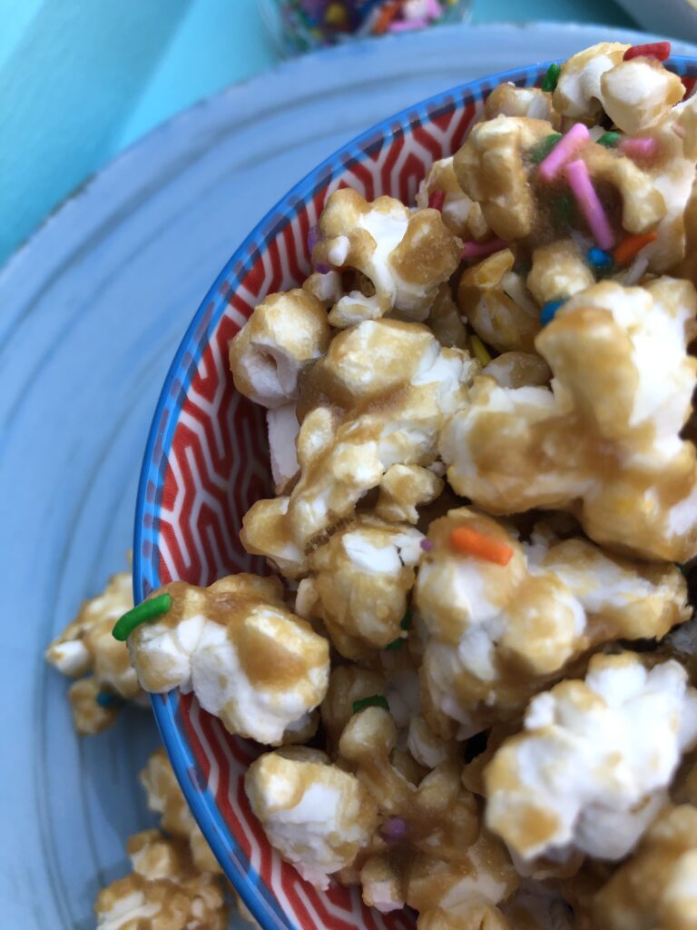 Caramel Corn With Sprinkles