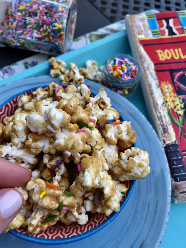 Caramel Corn With Sprinkles