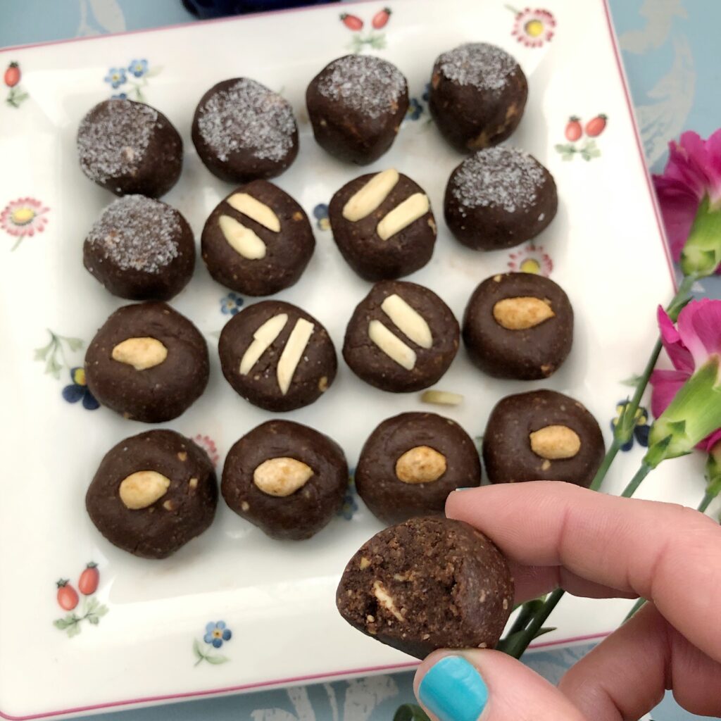 Chocolate Almond Energy Bites