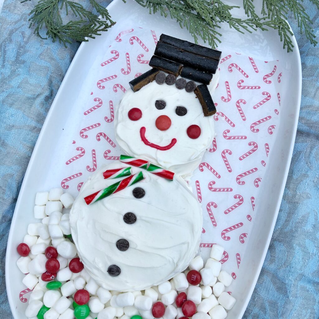 Snowman Cake